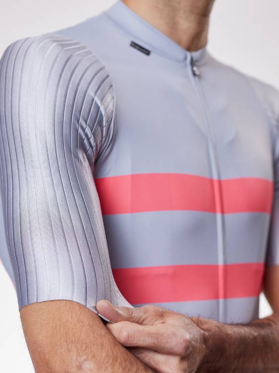 MAILLOT GARAI - GRIS/CORAL